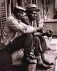 African American Men Sitting on Stoop, Charleston, SC, 1962