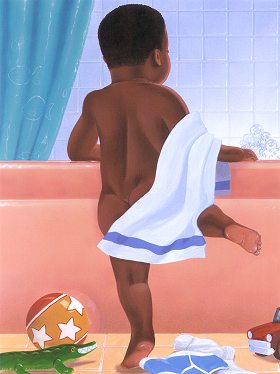 Bath Time Boy