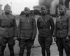 African American Officers of the 366th Infantry on the SS Aquitania