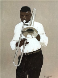 Trombone Player by William Buffett