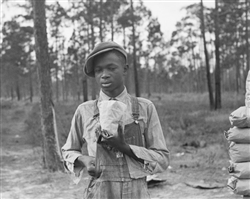 Boy Selling Pecans Near Alma, GA, 1937