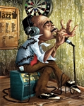 Bluesman Harmonica by Adam Perez