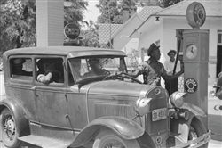 Buying Gas Near Atlanta, GA, 1939