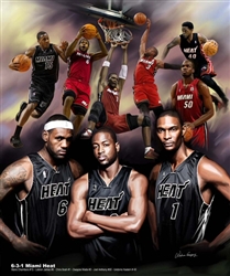 6-3-1 Miami Heat by Gregory Wishum