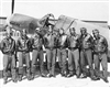 Tuskegee Airmen Posed with P-40 Warhawk, 1945