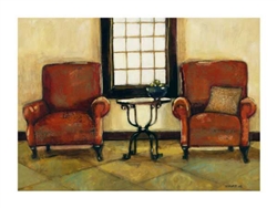 Two Red Chairs by Norman Wyatt