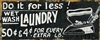 Vintage Laundry Sign I