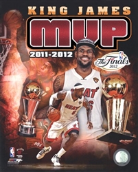 NBA: LeBron James 2012 NBA MVP Portrait Plus