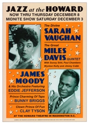 Sarah Vaughn and Miles Davis, Jazz at Howard, 1960